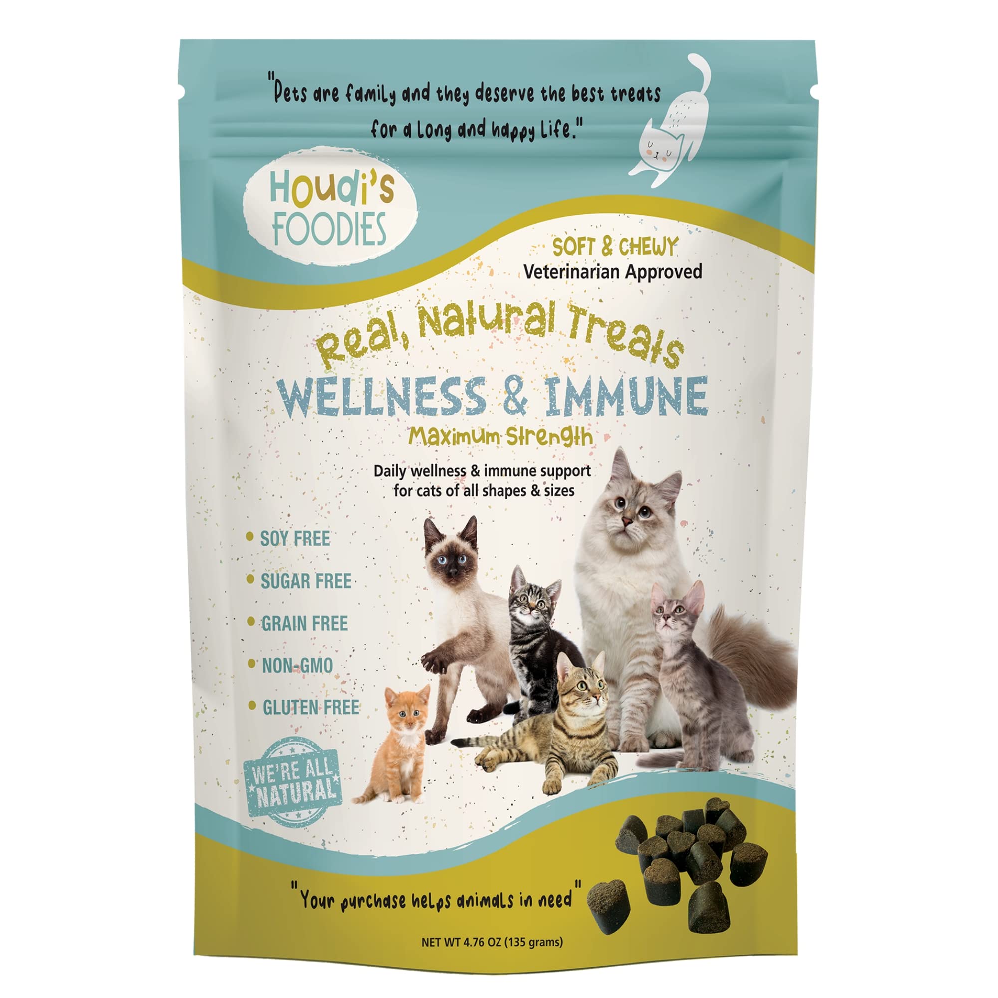 Foto 1 | Golosinas Para Gatos North American Herb & Spice Houdi's Foodies - Venta Internacional.