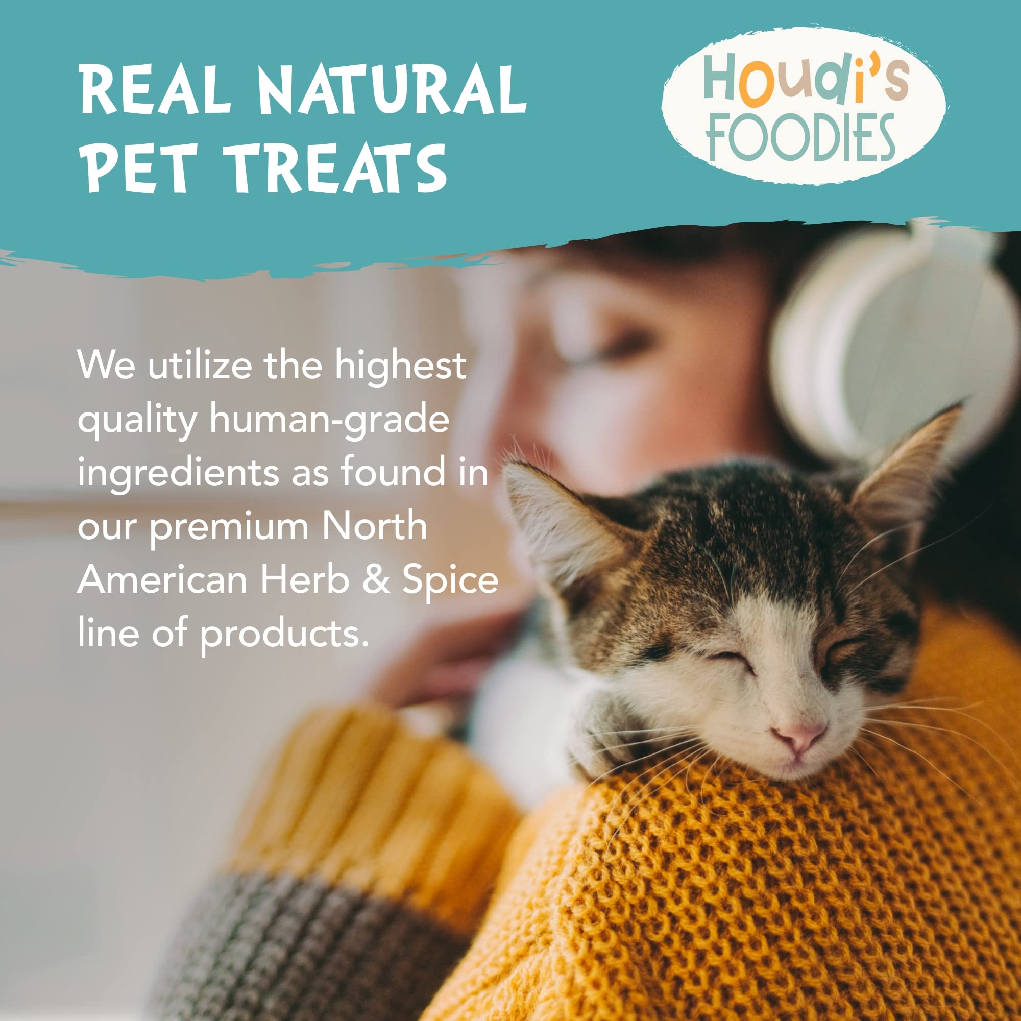 Foto 5 | Golosinas Para Gatos North American Herb & Spice Houdi's Foodies - Venta Internacional.