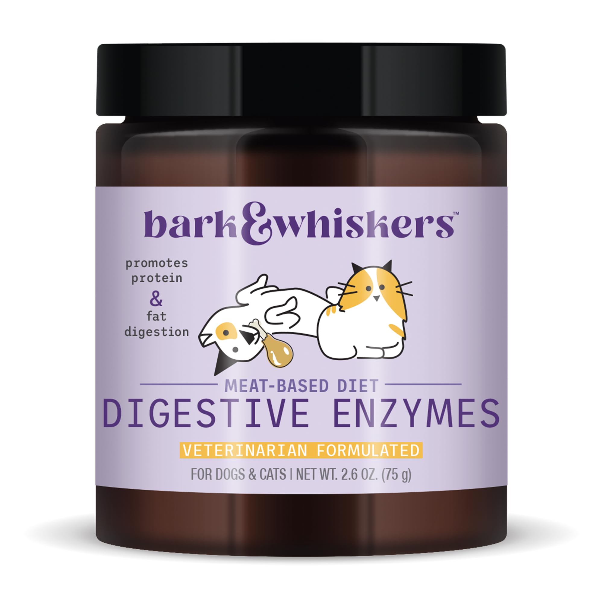 Foto 1 | Enzimas Digestivas Bark & Whiskers Para Perros Y Gatos 75 G - Venta Internacional.