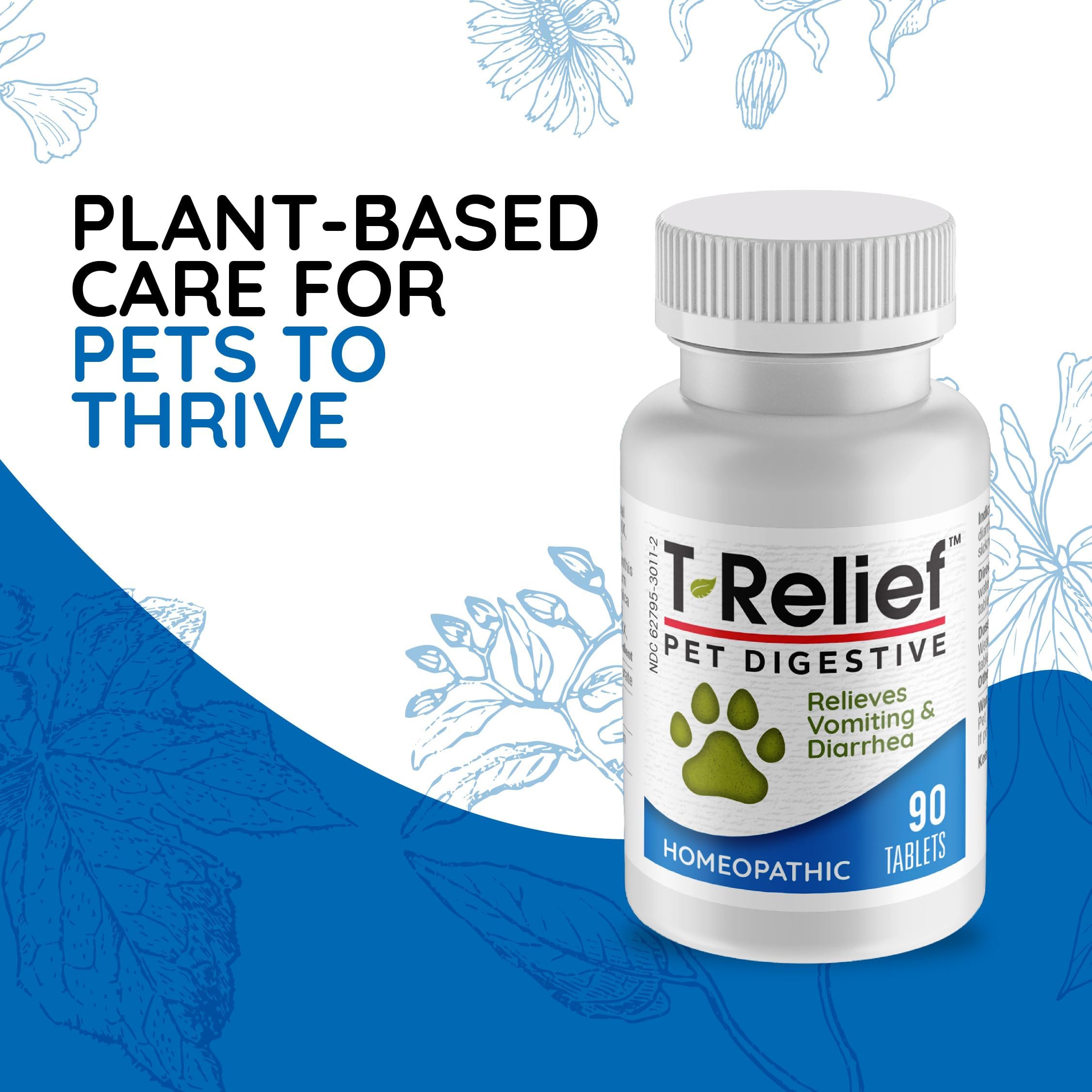 Foto 7 | Tabletas Digestivas Medinatura T-relief Pet 90 Tabletas - Venta Internacional.