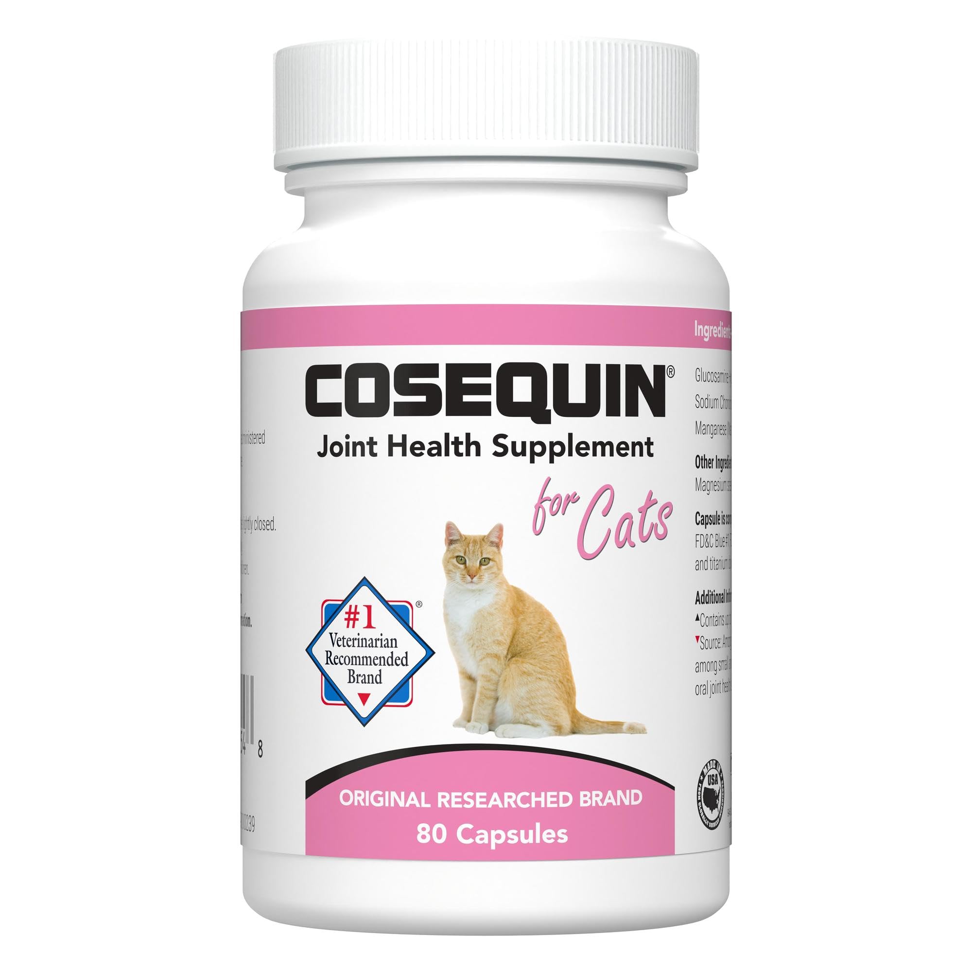 Foto 2 pulgar | Suplemento Para La Salud De Las Articulaciones Nutramax Cosequin Para Gatos 160 Cápsulas - Venta Internacional.