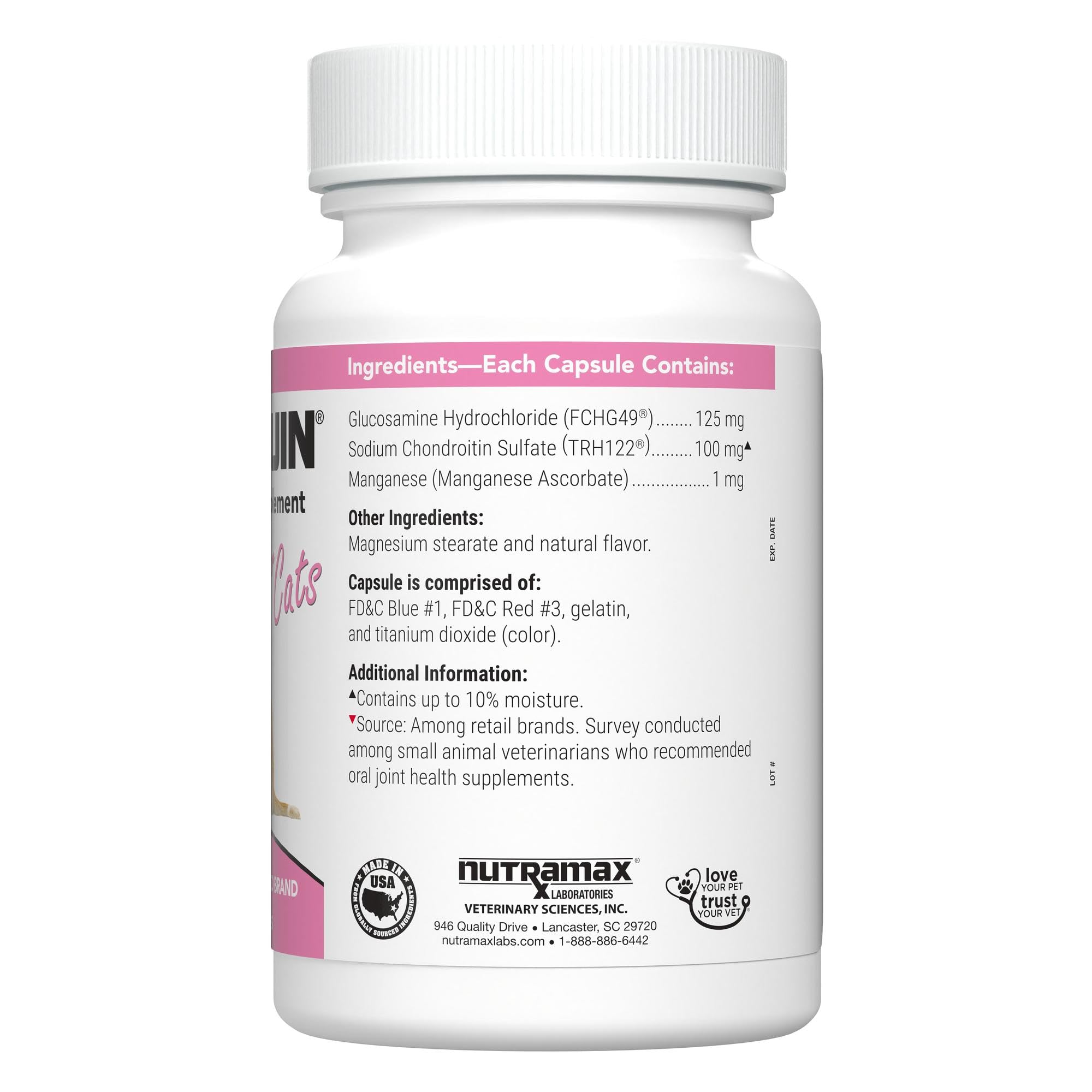Foto 3 pulgar | Suplemento Para La Salud De Las Articulaciones Nutramax Cosequin Para Gatos 160 Cápsulas - Venta Internacional.