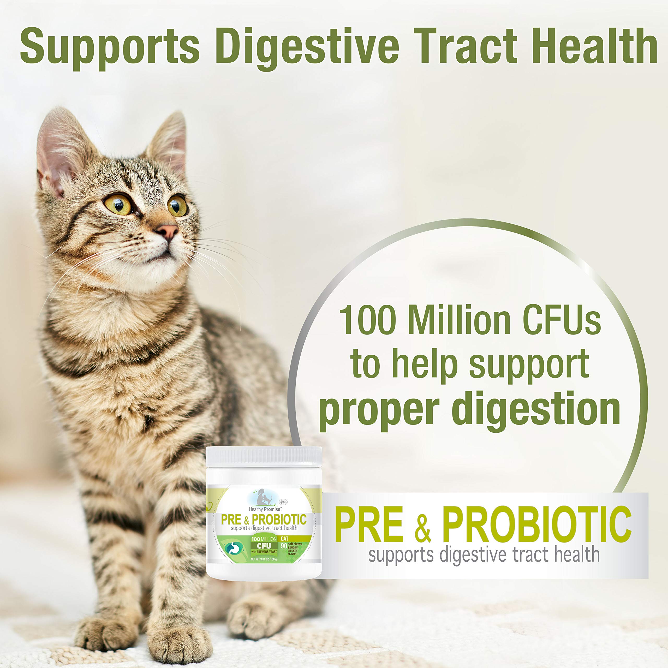 Foto 4 pulgar | Suplementos Four Paws Healthy Promise Pre Y Probióticos Para Gatos, Masticables Blandos, 90 Unidades - Venta Interna