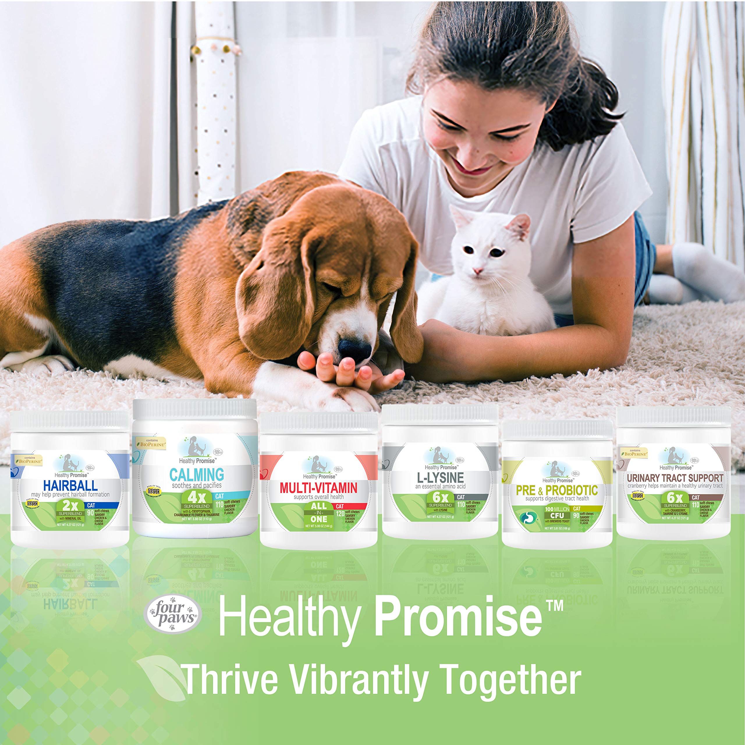 Foto 8 pulgar | Suplementos Four Paws Healthy Promise Pre Y Probióticos Para Gatos, Masticables Blandos, 90 Unidades - Venta Interna