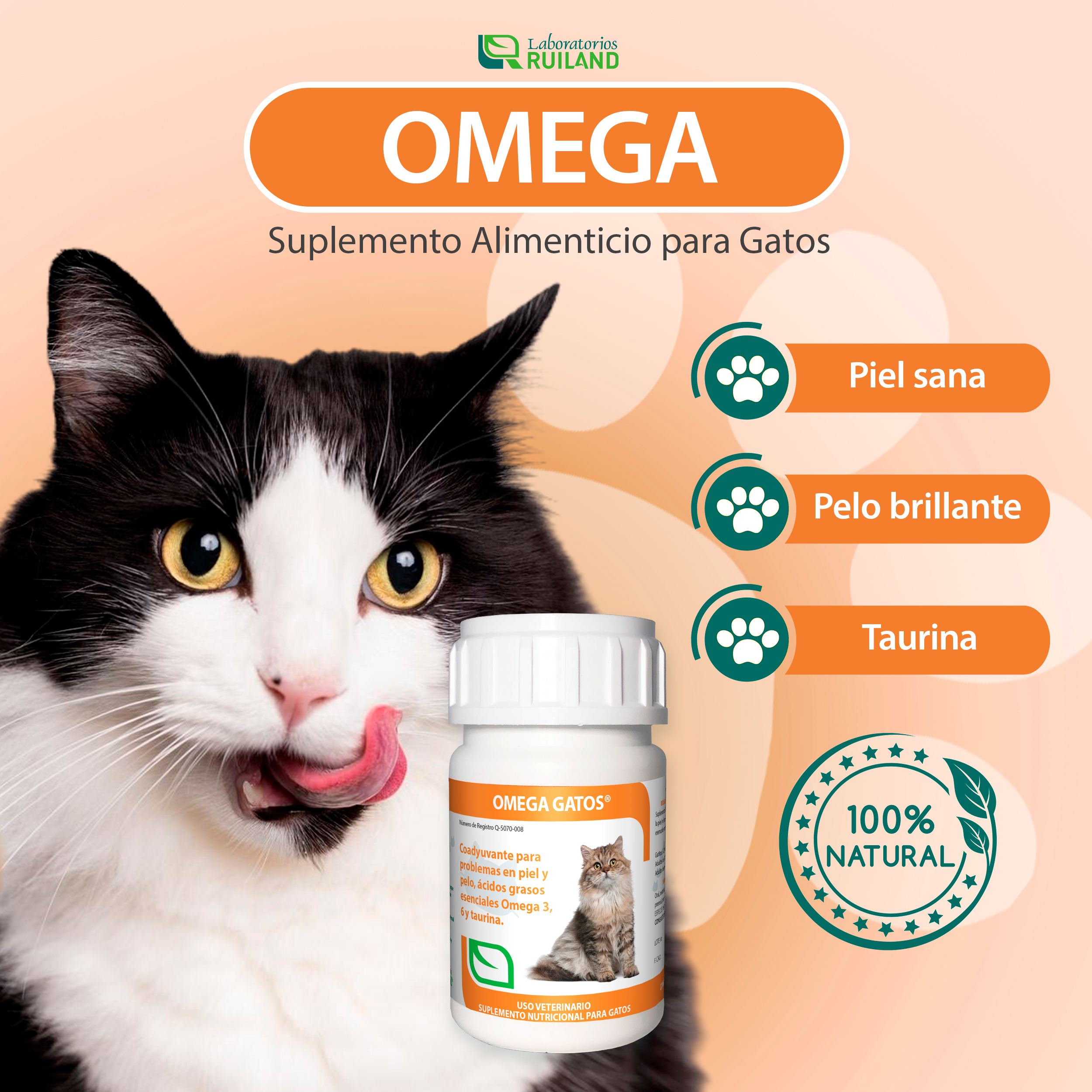Foto 3 pulgar | Omega Gatos 60
