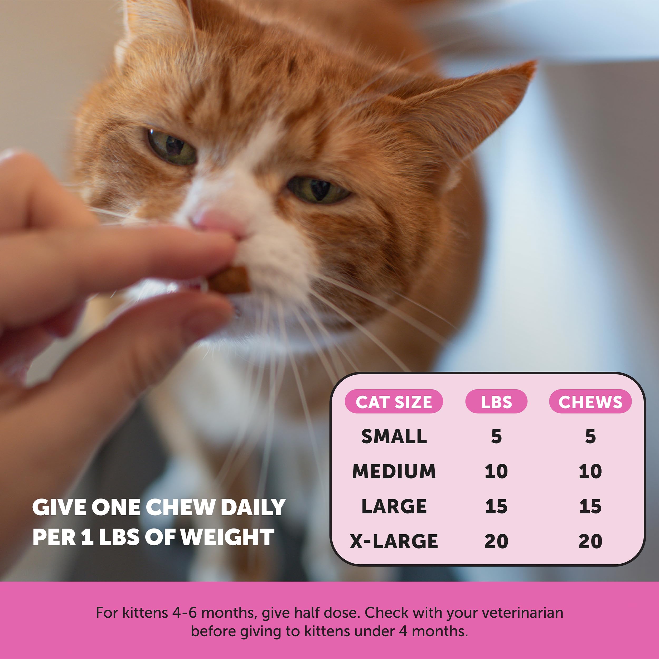Foto 4 | Masticales Multivitamínicos Para Gatos Pet Honesty Health + Immune 30 Días - Venta Internacional.