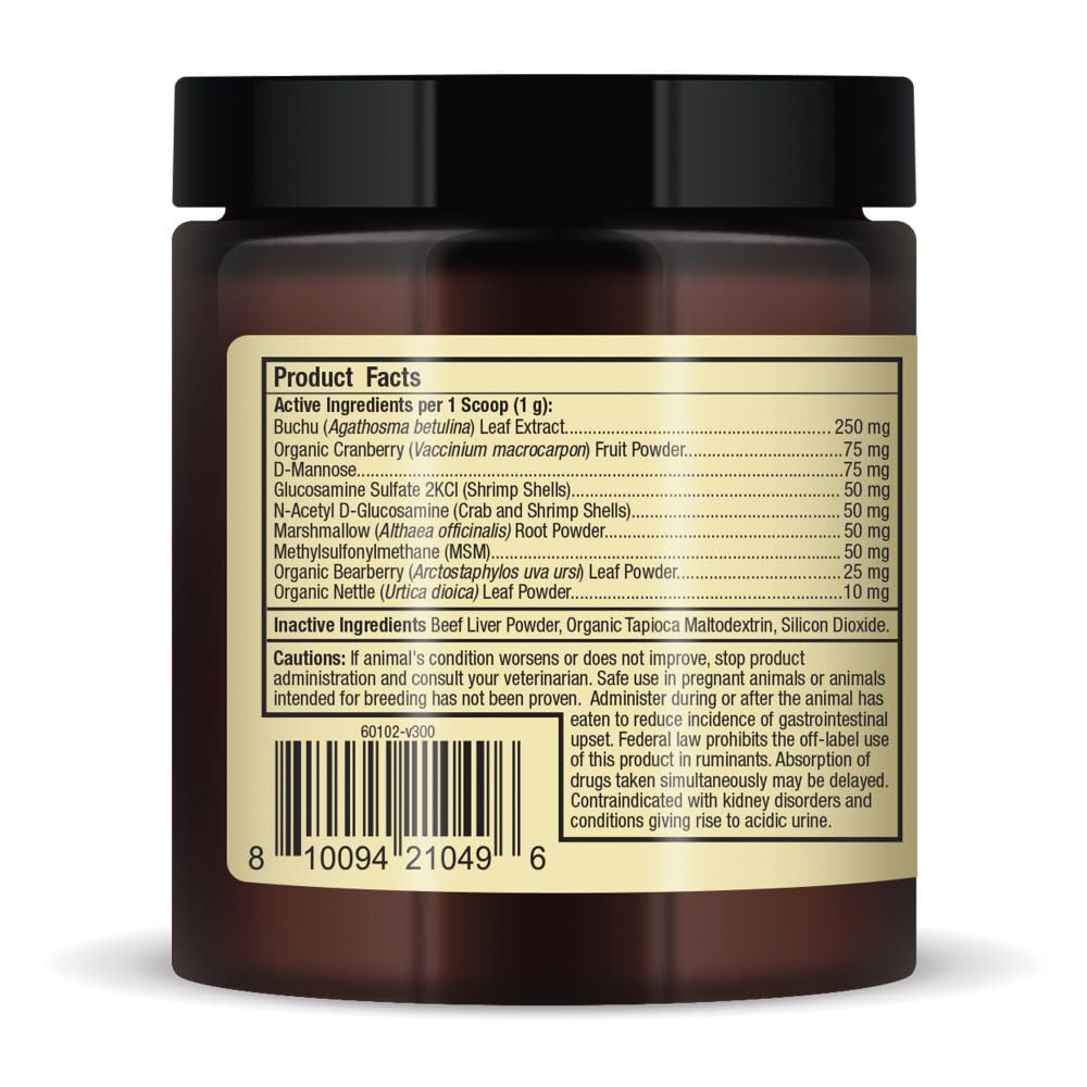 Foto 4 pulgar | Suplemento Dr. Mercola Bark & Whiskers Para Apoyar La Vejiga, 90 G - Venta Internacional.