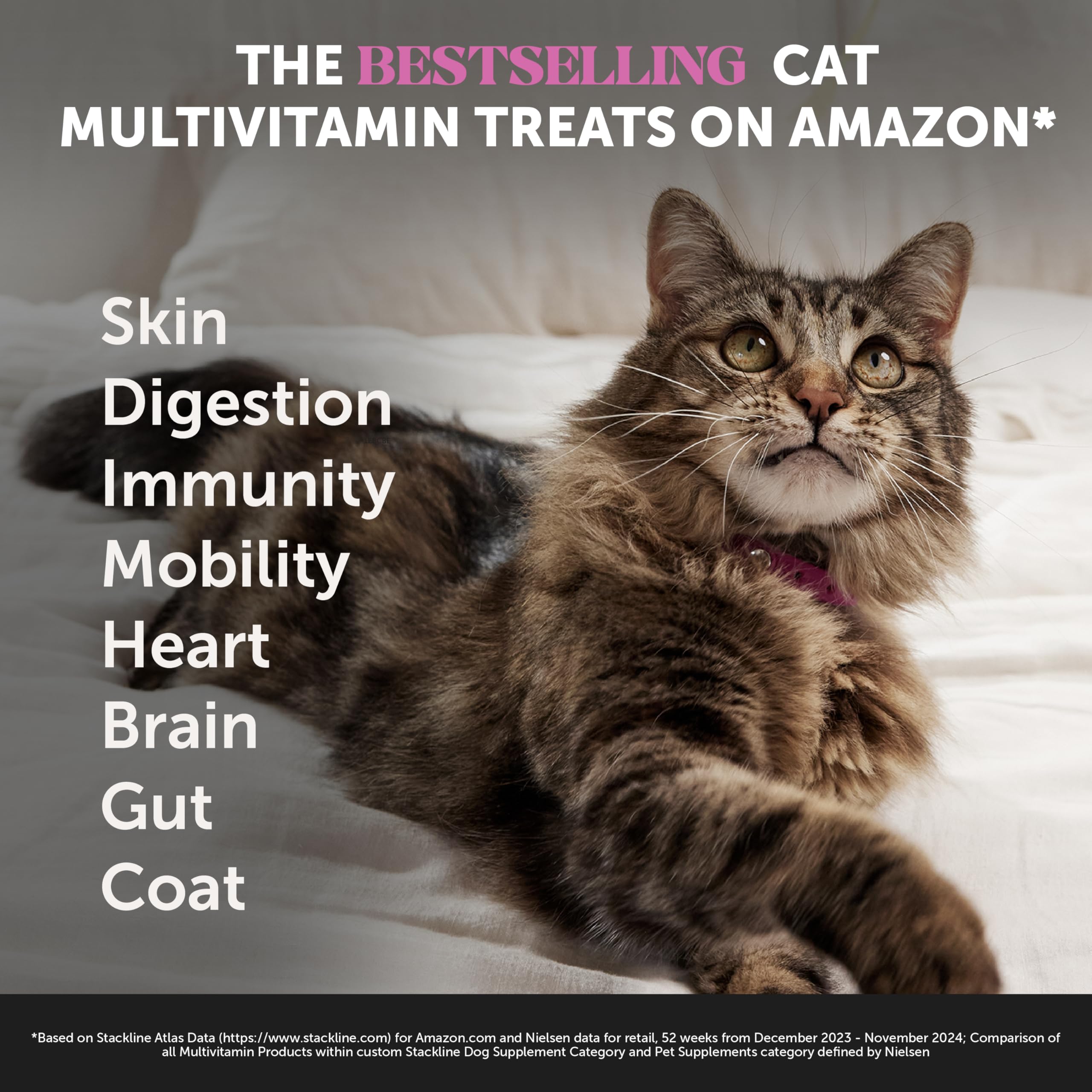 Foto 2 | Masticales Multivitamínicos Para Gatos Pet Honesty Health Support 90 Días - Venta Internacional.