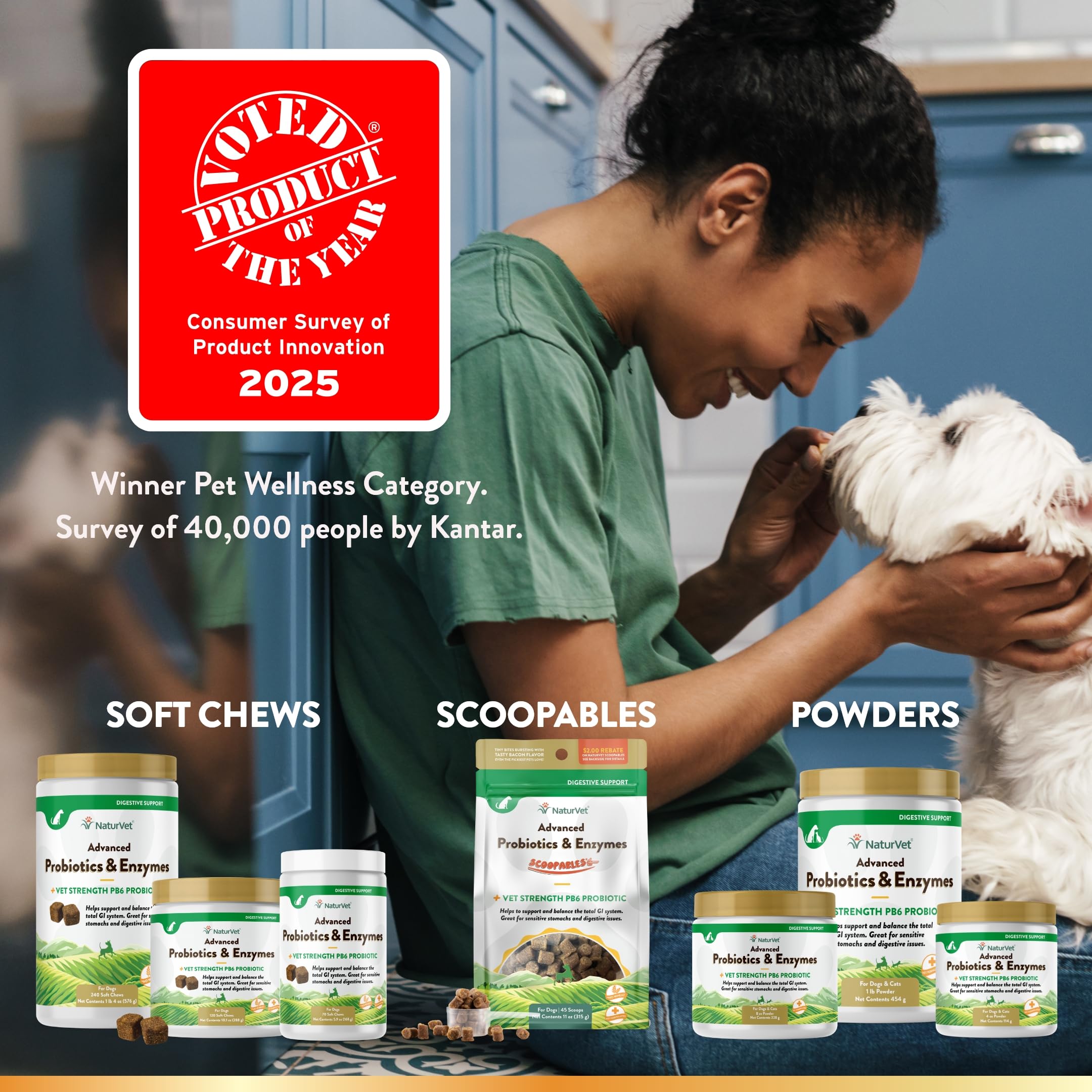 Foto 4 pulgar | Suplemento Naturvet Advanced Con Probióticos Y Enzimas Para Mascotas - Venta Internacional.