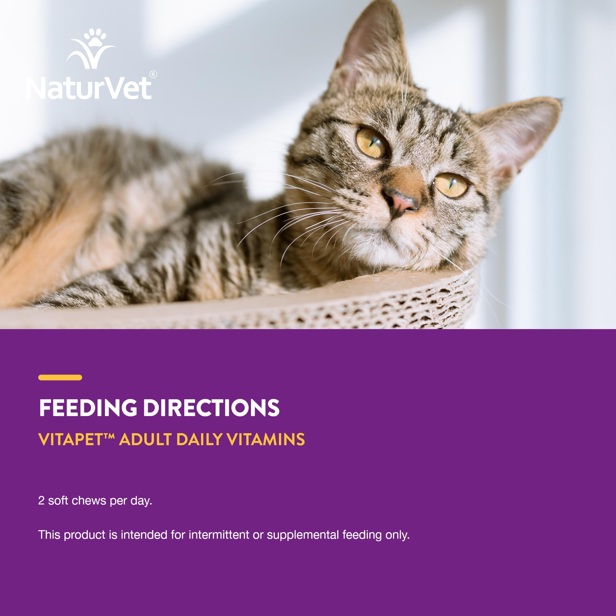Foto 7 | Vitaminas Y Omegas Para Gatos Naturvet Vitapet Adult 60 Soft Chews - Venta Internacional.