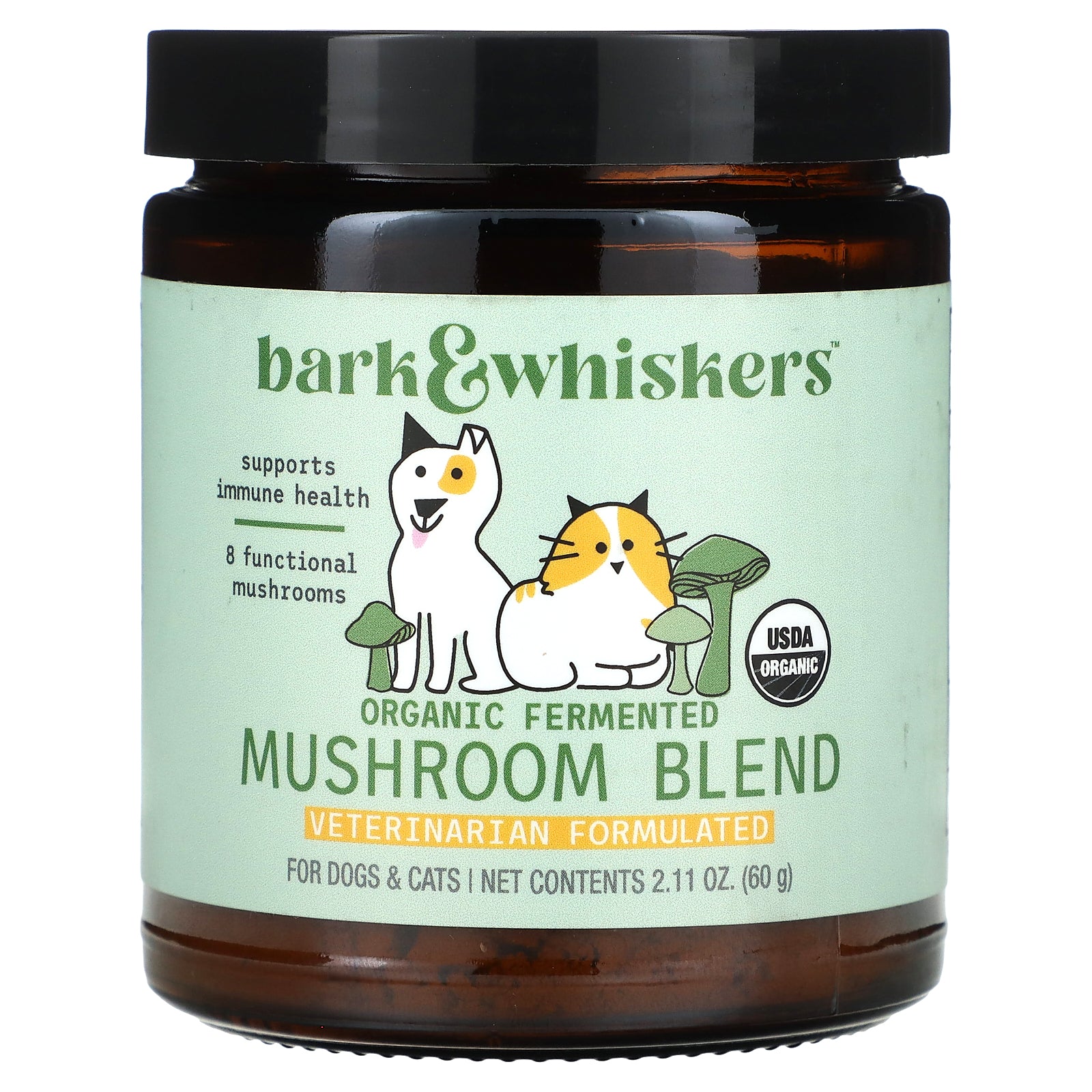 Foto 1 | Suplemento Dr. Mercola Bark & Whiskers De Hongos Fermentados Orgánicos 60 G - Venta Internacional.