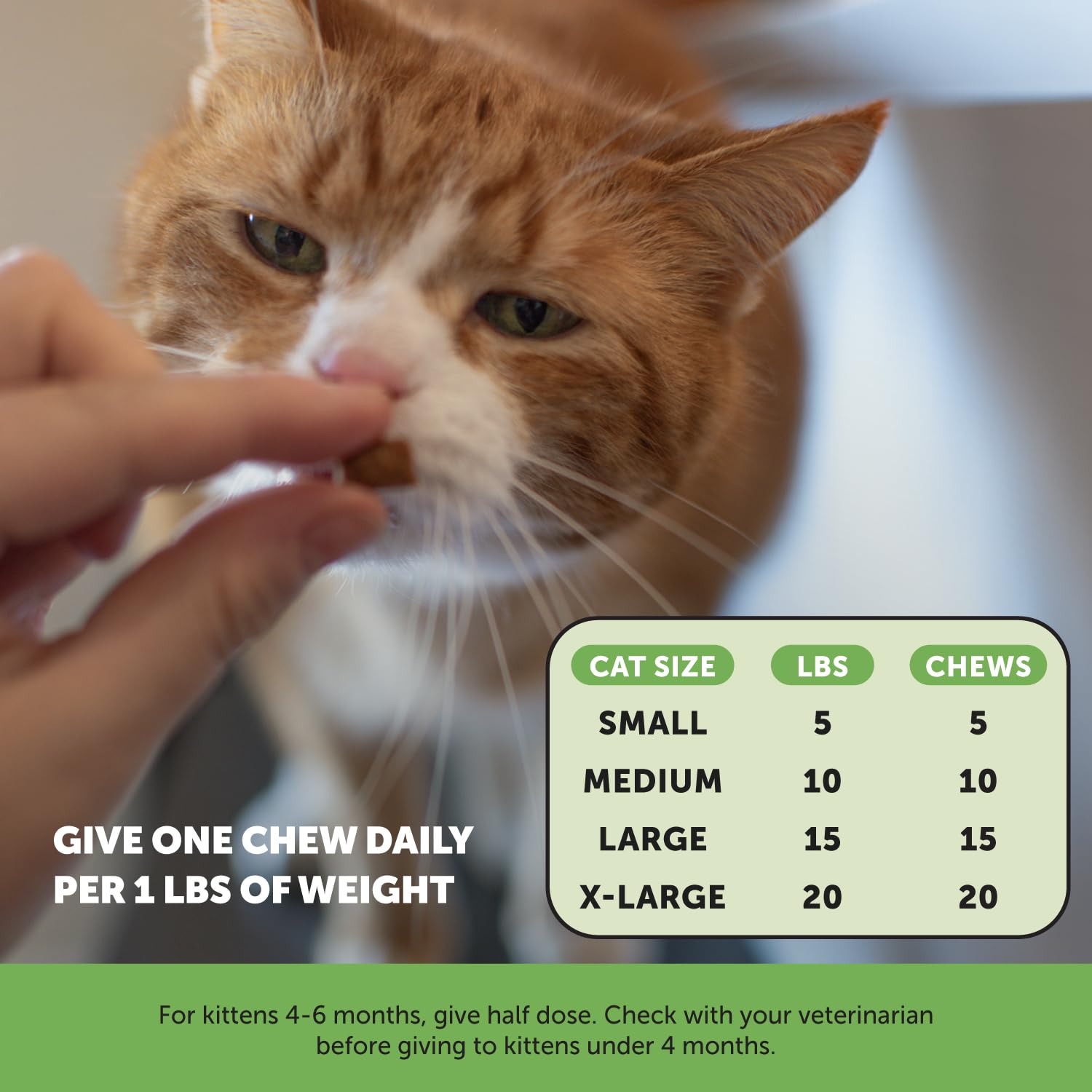 Foto 6 pulgar | Probióticos Para Gatos Gut + Immune Health Chews, Suministro Para 30 Días - Venta Internacional.
