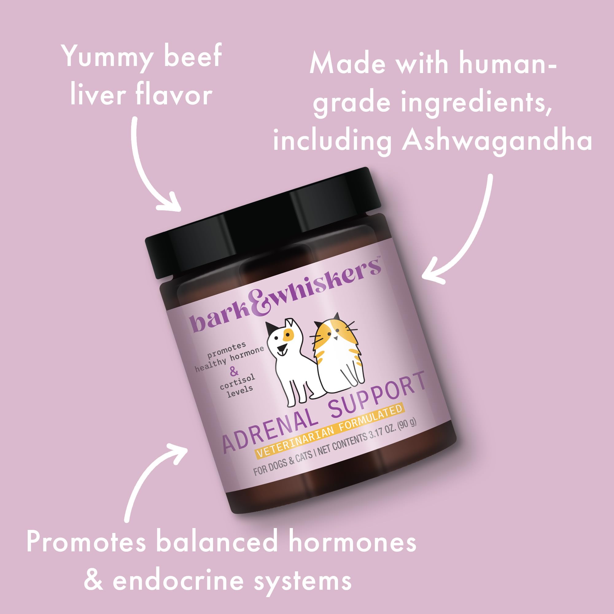 Foto 4 | Suplemento Dr. Mercola Adrenal Support Para Perros Y Gatos 90 G - Venta Internacional.