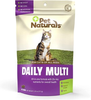 Foto 1 | Multivitamínico Diario Para Gatos Supplement Pet Naturals 30 Comprimidos Masticables - Venta Internacional.