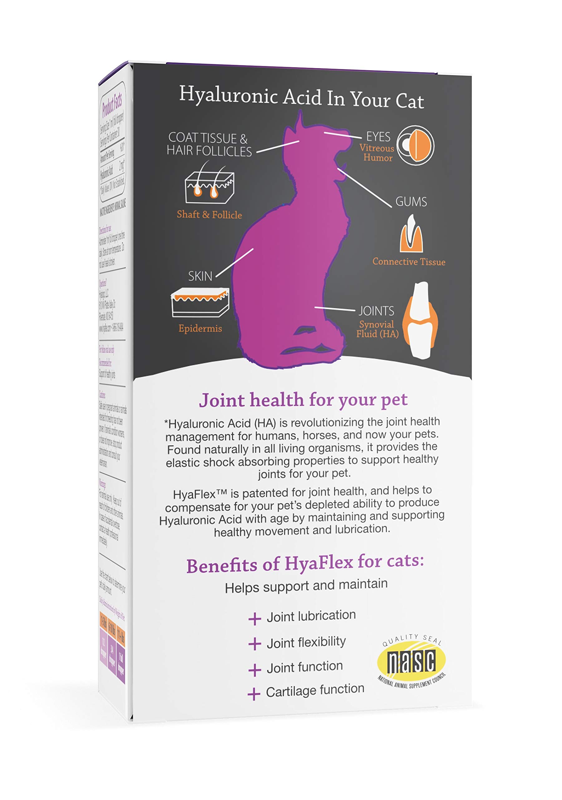 Foto 3 pulgar | Suplemento Para Articulaciones De Gato  Ácido Hialurónico Hyalogic Hyaflex  30 Ml - Venta Internacional.