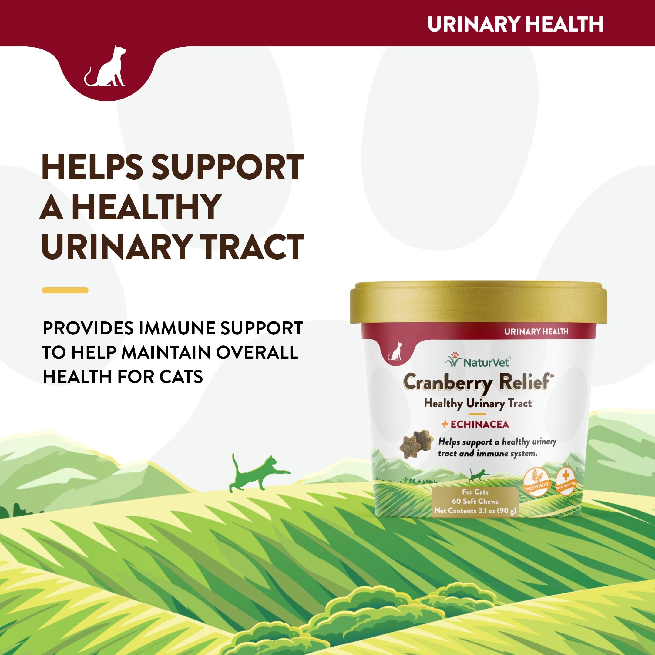 Foto 4 pulgar | Suplemento Naturvet Cranberry Relief Plus Echinacea Para Gatos - Venta Internacional.