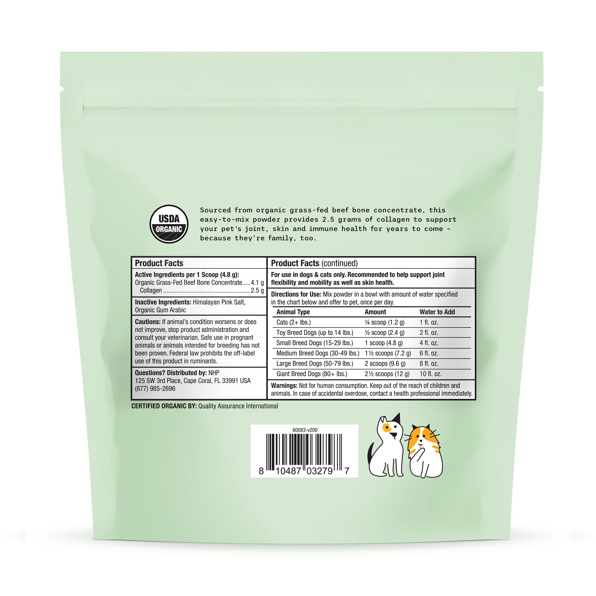 Foto 4 pulgar | Colágeno En Polvo Dr. Mercola Para Perros Y Gatos 144 G - Venta Internacional.