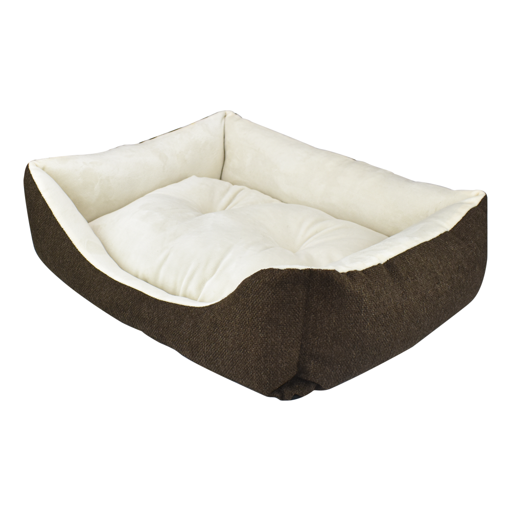 Foto 7 pulgar | Cama para Perro Fancy Pets TX10907 Rectangular color Café con Beige con Cojín Separable Tamaño Mediano