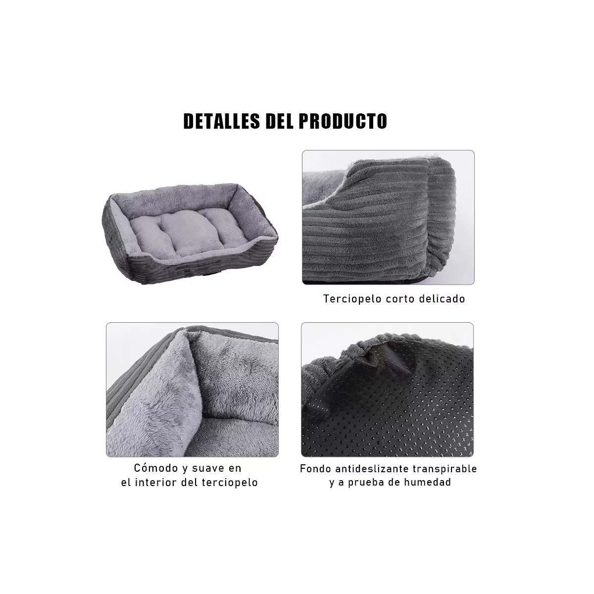 Foto 4 | Cama para Perros Eo Safe Imports Esi-8806 Gris
