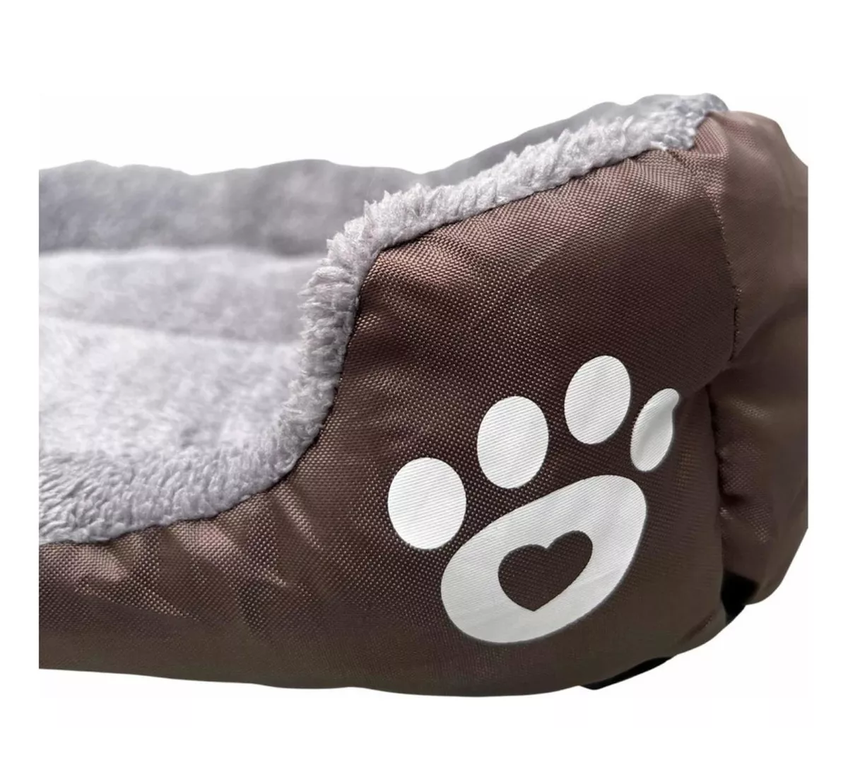 Foto 2 | Cama para Mascotas Estampado Huella Eo Safe Imports Esi-8973 Marrón Talla Grande