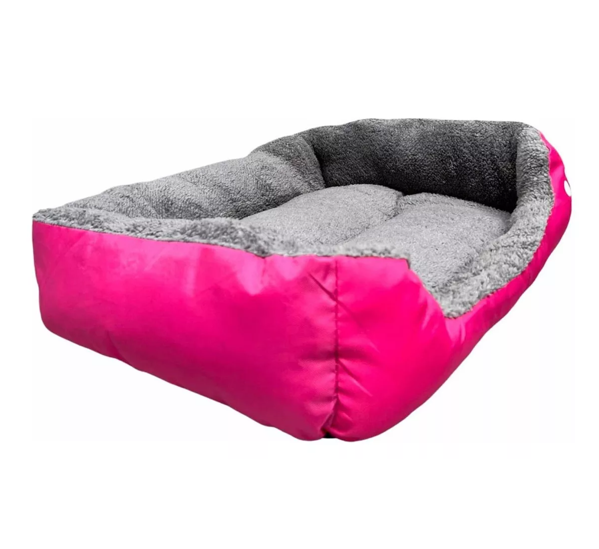 Cama para Mascotas Estampado Huella Eo Safe Imports ESI-8974 Rosa Talla Grande