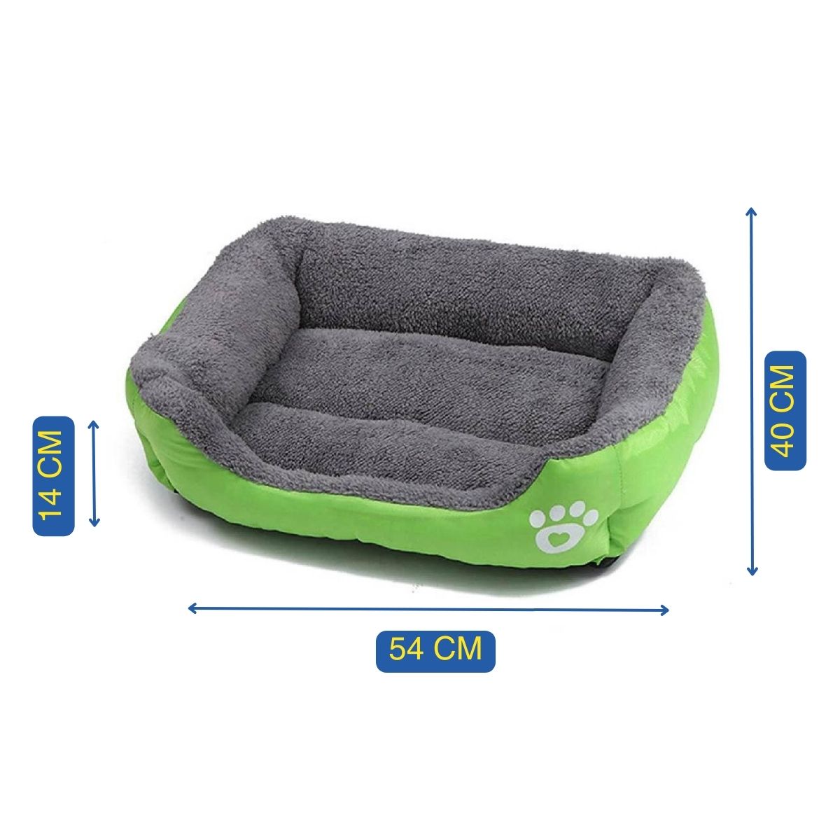 Foto 7 pulgar | Cama para Mascotas Poli Pets PP-CPMGR-54CM Verde