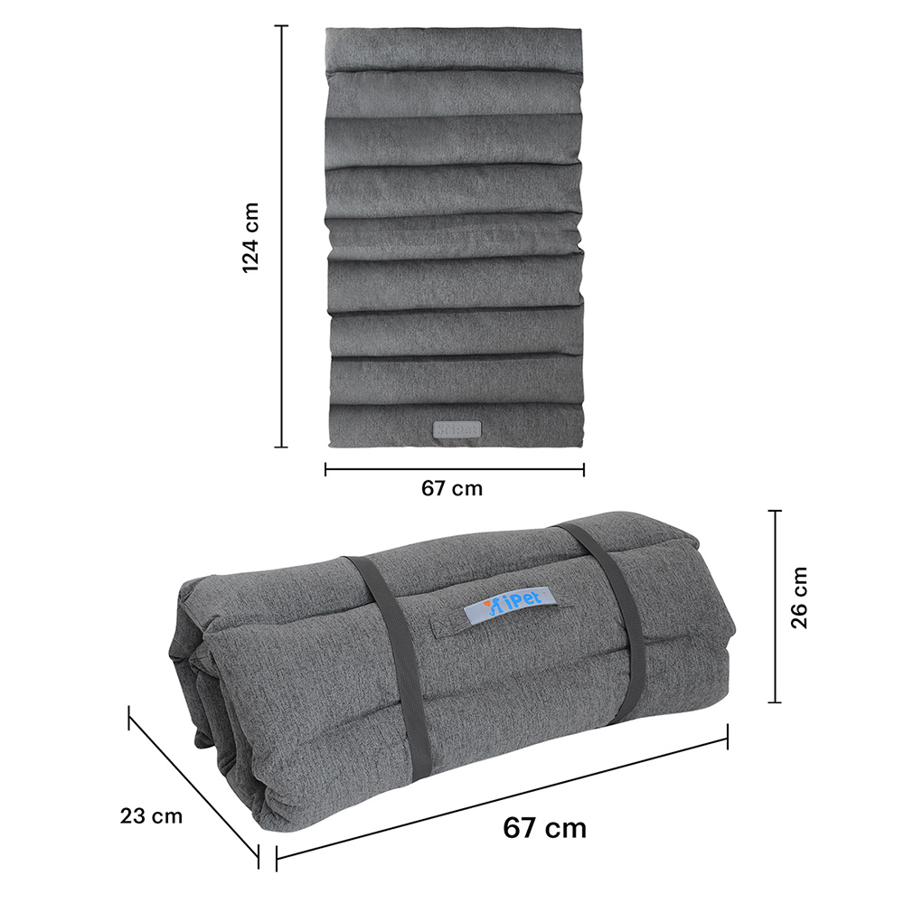 Foto 3 pulgar | Cama Colchoneta Enrollable para Perro I Pet Ag Box Gris