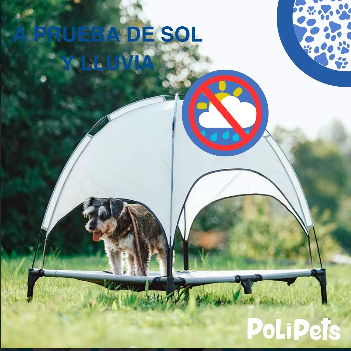 Foto 5 pulgar | Cama Elevada Poli Pets Ppcepmtl para Mascota