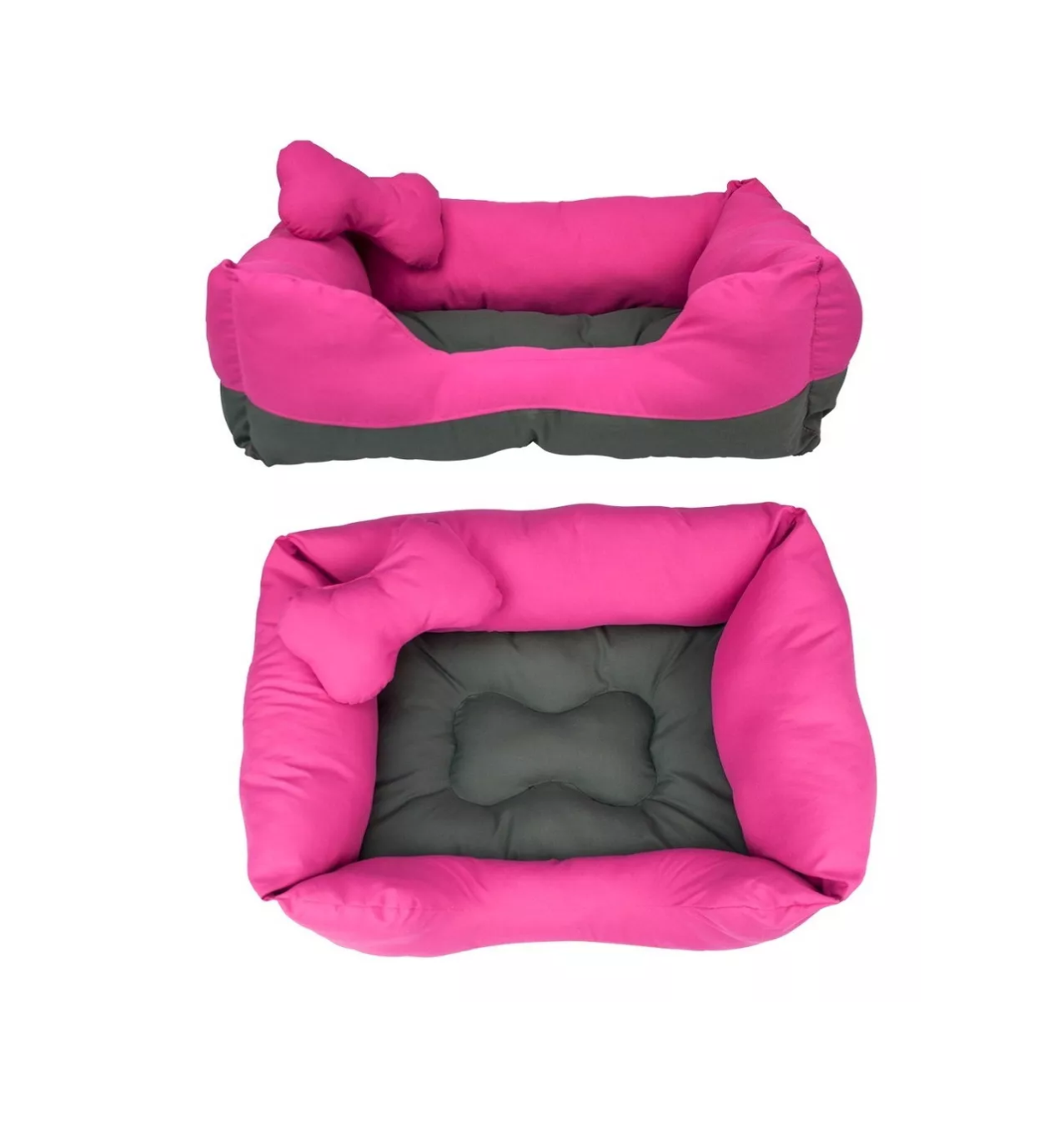 Foto 3 pulgar | Cama Rectangular para Mascotas Lab.G Rosa