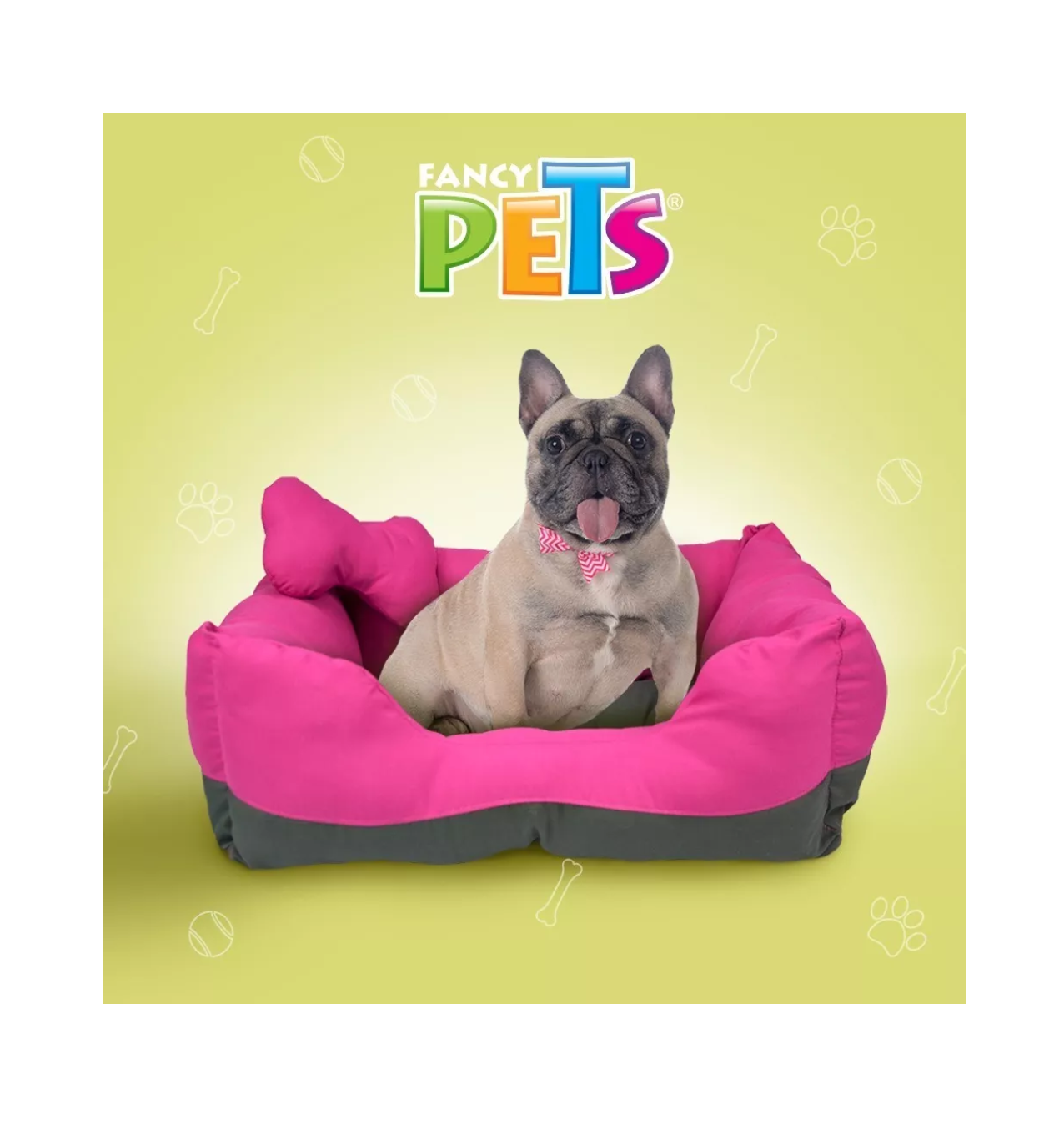 Foto 4 pulgar | Cama Rectangular para Mascotas Lab.G Rosa
