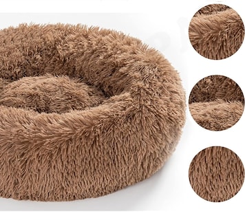Foto 2 | Cama Tipo Dona para Mascota Eo Safe Imports ESI-12213 Marrón 50 cm para Perro o Gato