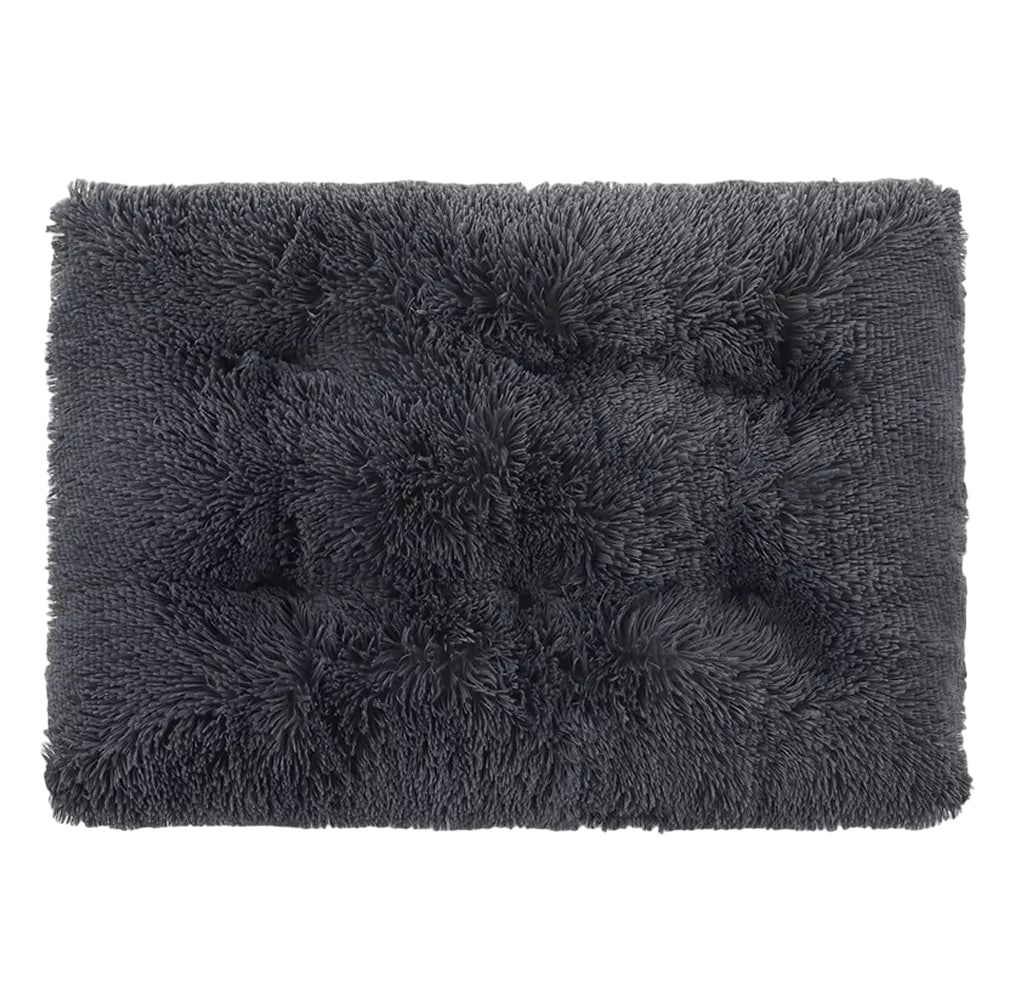 Tapete Cama Para Mascota Mediana Comoda Suave, Gris Oscuro $1,219