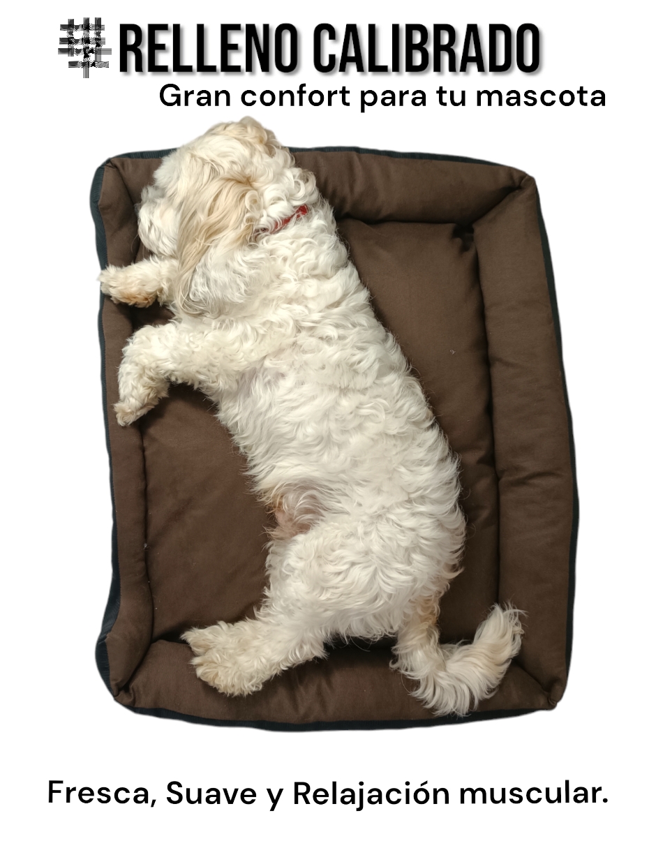 Foto 5 pulgar | Cama Rectangular De Lujo Lunics   Mediana Color Cocoa