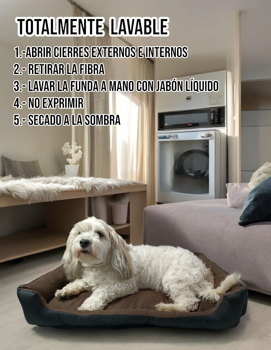 Foto 7 | Cama Rectangular De Lujo Lunics   Mediana Color Cocoa
