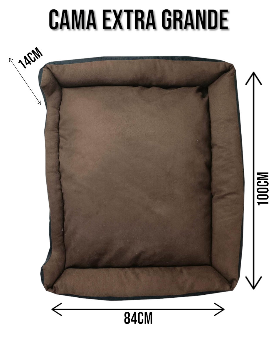 Foto 6 pulgar | Cama Rectangular de Lujo Lunics Jumbo color Cocoa