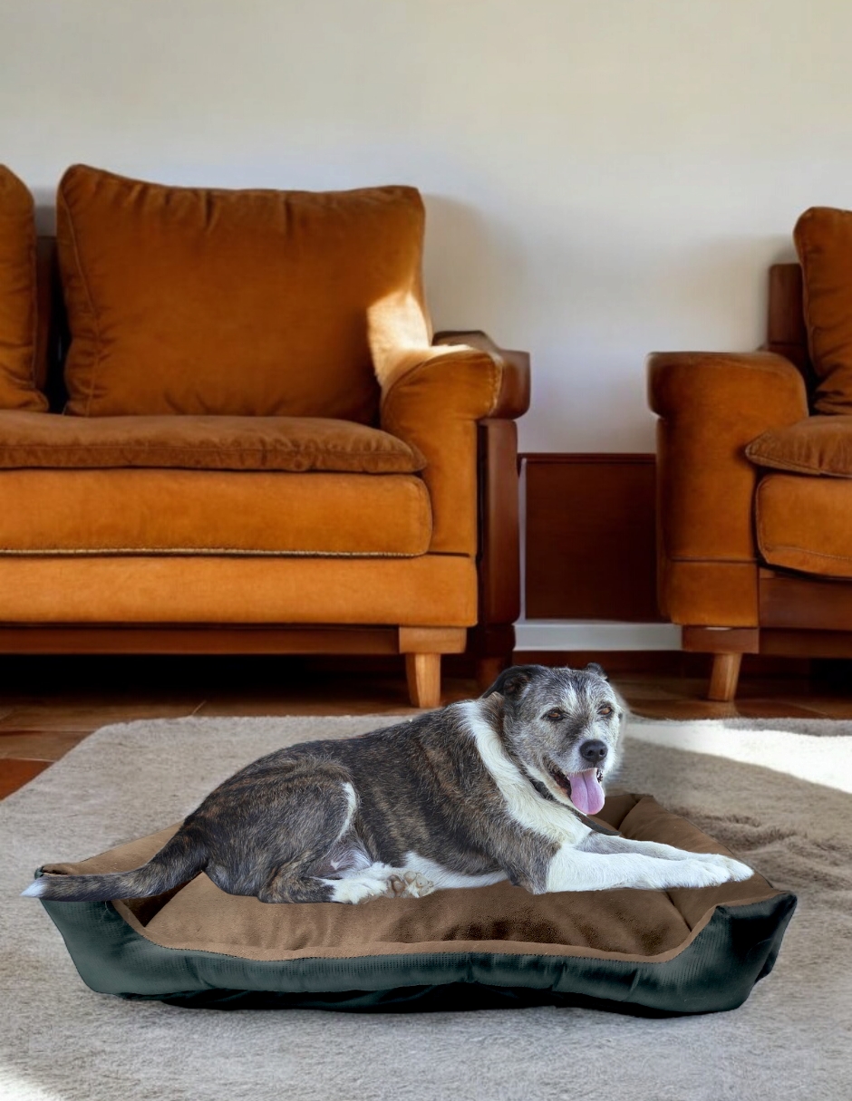 Foto 8 | Cama Rectangular de Lujo Lunics Jumbo color Cocoa