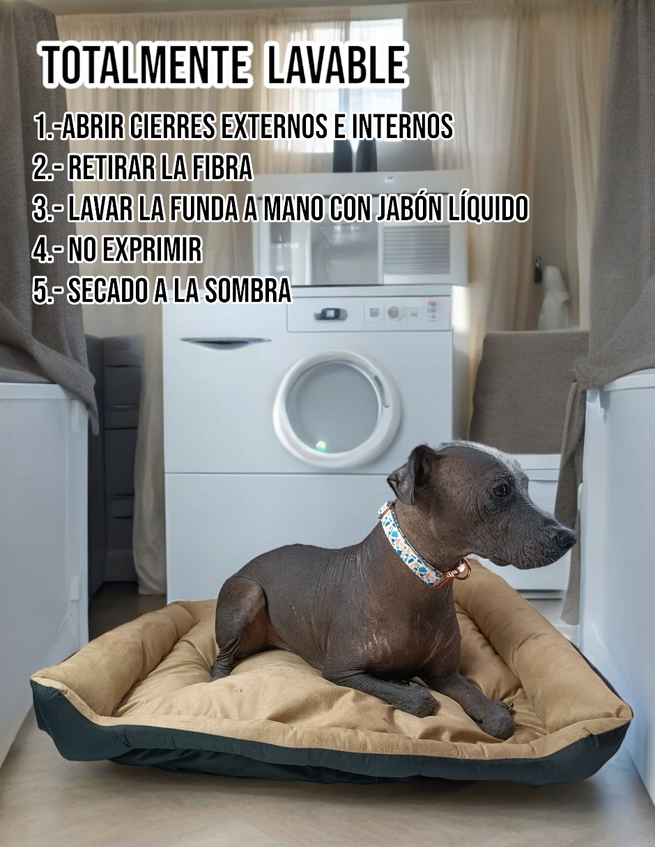 Foto 7 | Cama Rectangular de Lujo Lunics Mediana color Miel