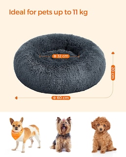 Foto 5 | Cama Para Mascotas Feandrea, Suave, De Tela De Felpa, Extraíble Y Lavable