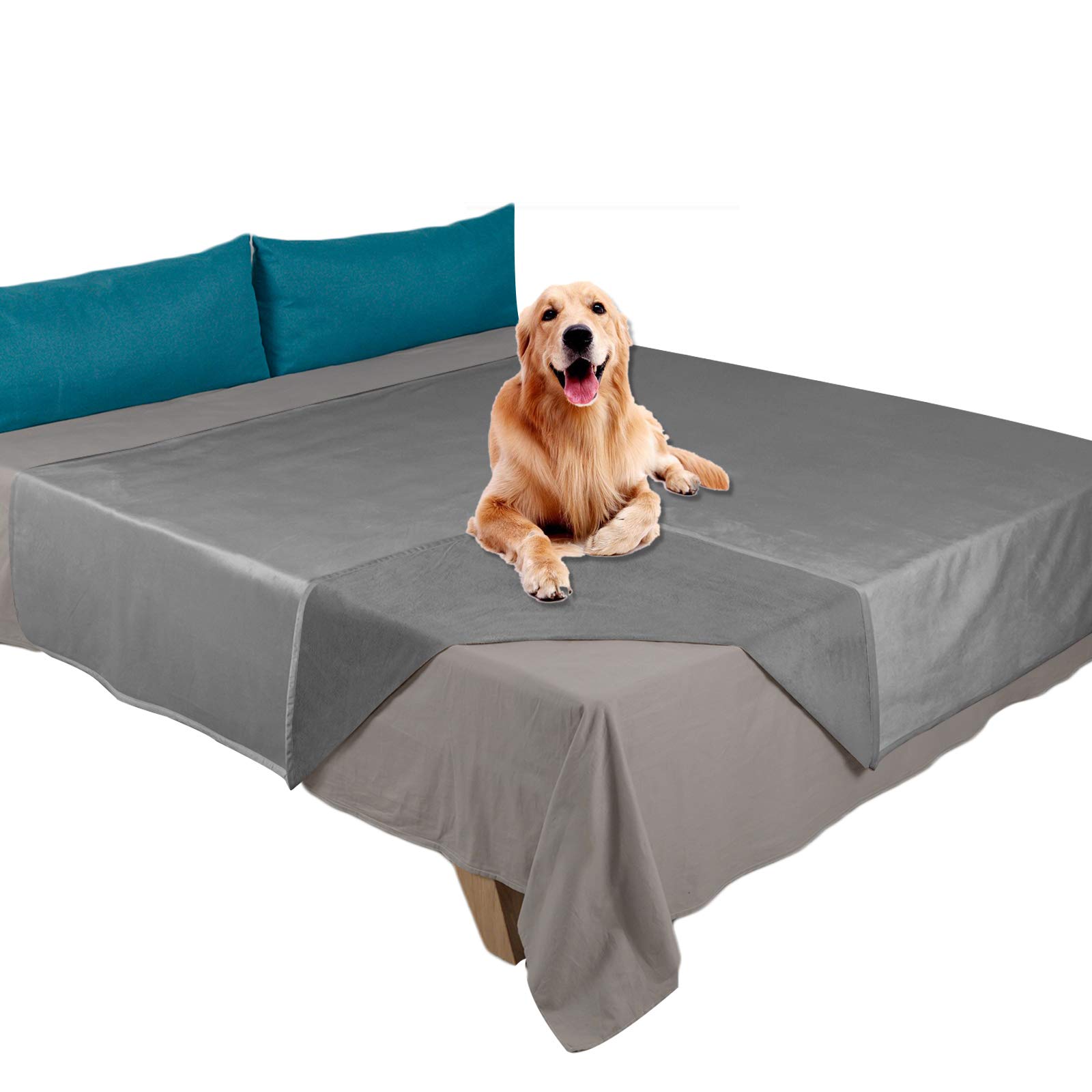 Manta De Cama Para Mascotas Ameritex Reversible 100% Impermeable De Terciopelo - Venta Internacional.