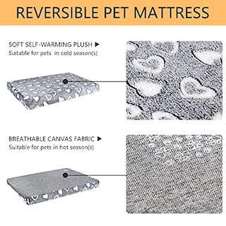 Foto 4 | Alfombrilla Para Perros Vankean Reversible, Fría Y Cálida, Impermeable, Gris - Venta Internacional.