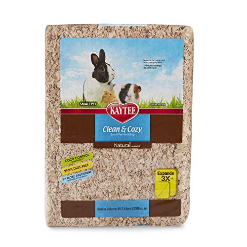 Ropa De Cama Para Mascotas Kaytee Clean & Cozy Natural 49,2 Litros - Venta Internacional.