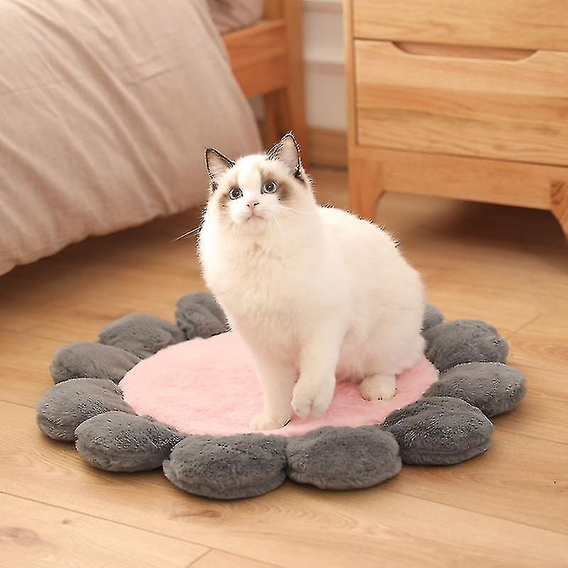 Colchoneta De Felpa Redonda Con Forma De Jaula Para Pájaros, Flores, Gatos Y Perros - Venta Internacional.