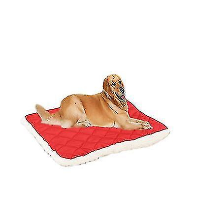 Foto 2 pulgar | Alfombrilla Para Perros Huoguo, Tamaño Grande, 100 X 80 Cm, Lavable, Color Rojo - Venta Internacional.