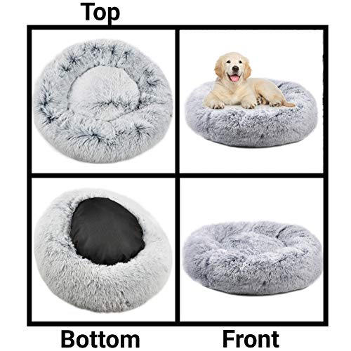 Foto 4 pulgar | Mr. Peanut's Orthoplush Two Tone Extra Fluff Faux Fur Donu - Venta Internacional.