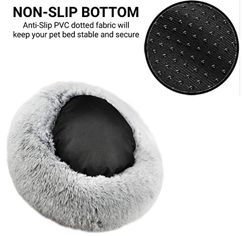 Foto 5 pulgar | Mr. Peanut's Orthoplush Two Tone Extra Fluff Faux Fur Donu - Venta Internacional.