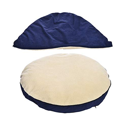 Foto 4 pulgar | Cama Tipo Cueva Para Mascotas Amazon Basics, Acogedora, Azul Medio, 30 X 30 X 12,5 Cm - Venta Internacional.