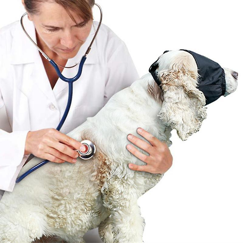 Foto 4 pulgar | Máscara De Ojos Calmante Para Perros, De Nailon, Para La Ansiedad De Las Mascotas, Color Negro, Tall - Venta Interna