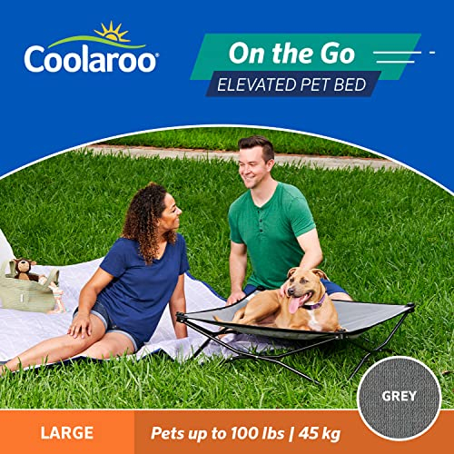 Foto 4 pulgar | Cama Para Mascotas Coolaroo On The Go Elevated, Grande, Gris - Venta Internacional.