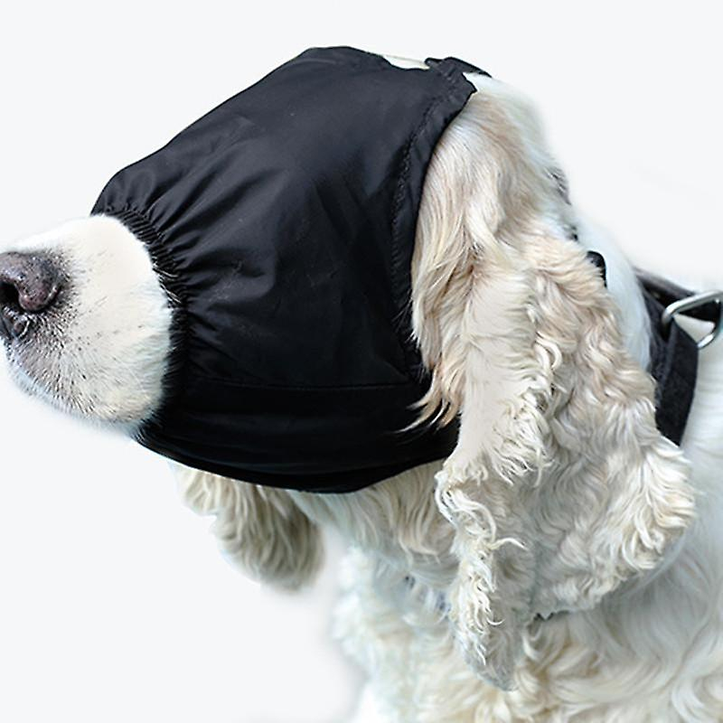 Mascarilla Calmante Para Perros (xl), De Nailon, Para Aseo, Color Negro - Venta Internacional.
