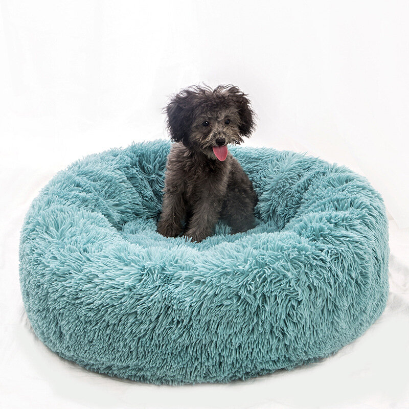 Foto 4 pulgar | Cama Para Mascotas, Redonda Y Cálida, Para Perros Y Gatos, Color Gris Claro - Venta Internacional.
